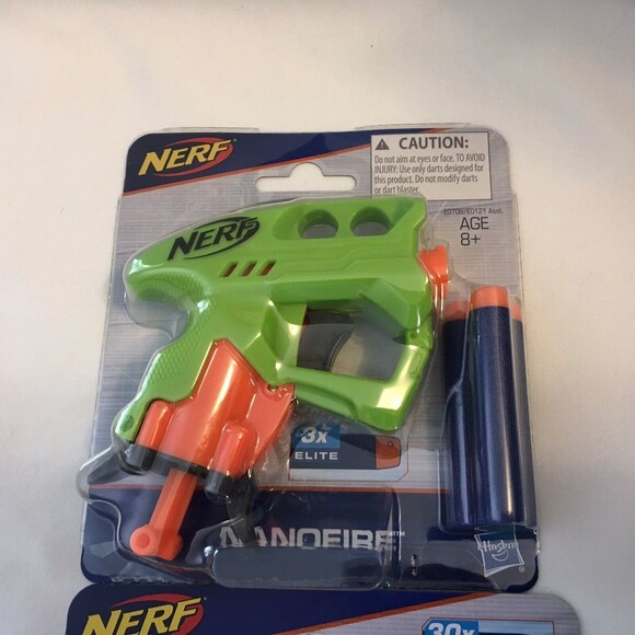 NERF Nanofire w 30 NERF  Darts N-strike Elite - Picture 2 of 3